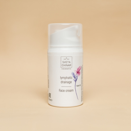 Лимфодренажный крем для лица (и для области вокруг глаз) 50 мл.